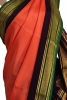 Pure Multi Contrast Mysore Crepe Silk Saree